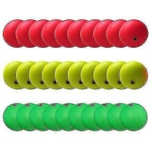30uds Espuma Pesca Flotadores Floating Bolas Pesca Línea Equipo De RF