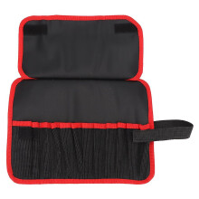Sac de rangement portable imperméable en tissu pour outils de pêche, étui de protection pour poissons en plomb rouge