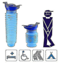 Portable Emergency Urinal 750ml Men Women Travel Camping Car Toilet Bottle
