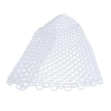 Fly Fishing Landing Net Clear White Soft Rubber Mesh 32cm Trout C&R Fishman