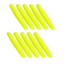 100uds Duradero Desgarro Drop Indicador Pesca Flotadores Flotador Equipo Accesorio (Amarillo L)