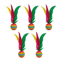 5Pcs Badminton Shuttlecocks for Indoor Outdoor Physical Exercise Sports Toys