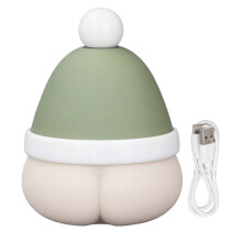 Mini Hand Warmer Night Light Power Bank 3in1 4000mAh USB Rechargeable Heater Peach Butt