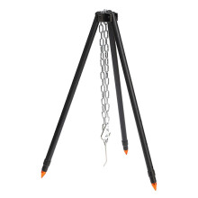 Camping Tripod Grill Adjustable Height Foldable Outdoor Cooking Stand for Campfire and BBQ