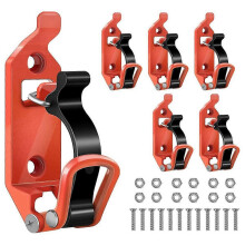6Pcs Shovel Mount for Roof Rack Holder Clamp Mount Kit (Orange)