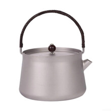 hervidor de camping 800ml Ultraligero Inoxidable Titanio para senderismo Mochilero Café Brewing