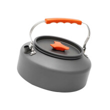 hervidor de camping Ligero Aluminio Plegable Mango Calor Resistente De silicona para senderismo Viajar