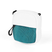 Luce da appendere alla borsa posteriore della bicicletta, facile da montare, regolabile, in nylon impermeabile, multicolore.