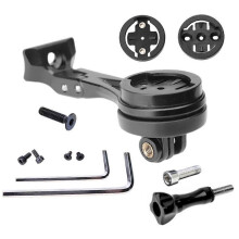 Out Front Computer Mount for Garmin WAHOO Trek Madone Emonda Bontrager Specialized Stem Black