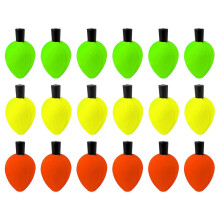 18uds Espuma Volar Pesca Flotador Indicators Trout Multicolor