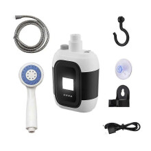 Portátil USB Recargable Camping Ducha Bomba para Dis Mascota Jardín Lavar