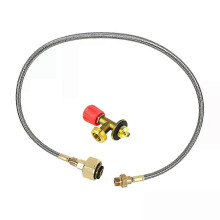 Roscado Gas Cartucho Ext Manguera en417 Quemador Adaptar Camping Cocina Compat LPG R901/904/907