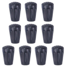 10 pezzi di bastoncini magnetici in gomma da 11 mm per nordic walking, escursionismo, arrampicata e trekking.