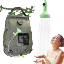 20L Solar Shower Bag Portable Hot Water Camping Travel Solar Powered