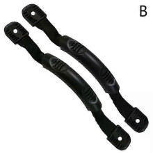 Alto Grado Kayak Llevar Mango 2Uds Duradero Negro Barco Canoe Mango