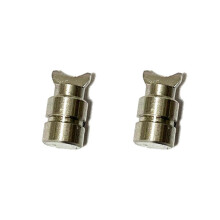 2x Spilla a mezzaluna in metallo per Abu De Agua Drop BMAX SMAX PMAX Revo Argento