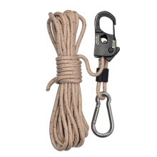 JiaWei 4mm Tent Guy Rope Portable Camping Backpack Khaki MmZ