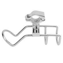 316 Stainless Steel Portable Fishing Rod Holder Clamp 25mm/0.98in for Boat Dock Pontoon Canoe