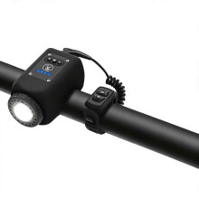 Il clacson Torkeen 2 in 1 per bicicletta e ebike migliora la sicurezza stradale e la visibilità per gli adulti.