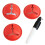 3-Pack Golf Ball Liners with Marker Pen for Putting Alignment 1