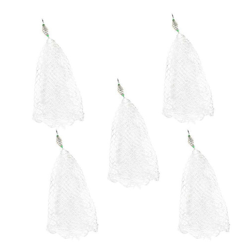 Foldable Mesh Fishing Trap Net 5Pcs Nylon Iron Multi 8.50X2.30X2.30CM
