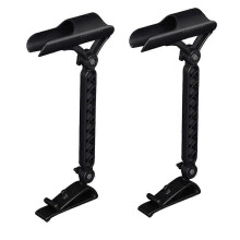 2pcs Adjustable Bucket Rod Holder Foldable Angle Ice Fishing Outdoor Accessories Black