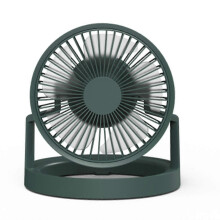 Ventilatore da campeggio da 8000 mAh con luce LED, supporto per orologio a 180 e gancio per tenda da esterno