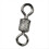 Fishing Swivel Connector Ring Rolling Rotator for Safety Kana Hook D 1