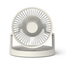 Ventilatore da campeggio da 8000 mAh con luce LED, supporto per orologio a 180 e gancio per tenda da esterno