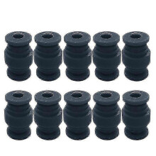 10Pcs Rubber Damper Balls Shock Absorb Soft Mount for Flight Controller Cam Gimbals Black
