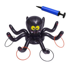 Halloween Inflatable Spider Toys Ring Toss Game Durable PVC Indoor Outdoor Carnival