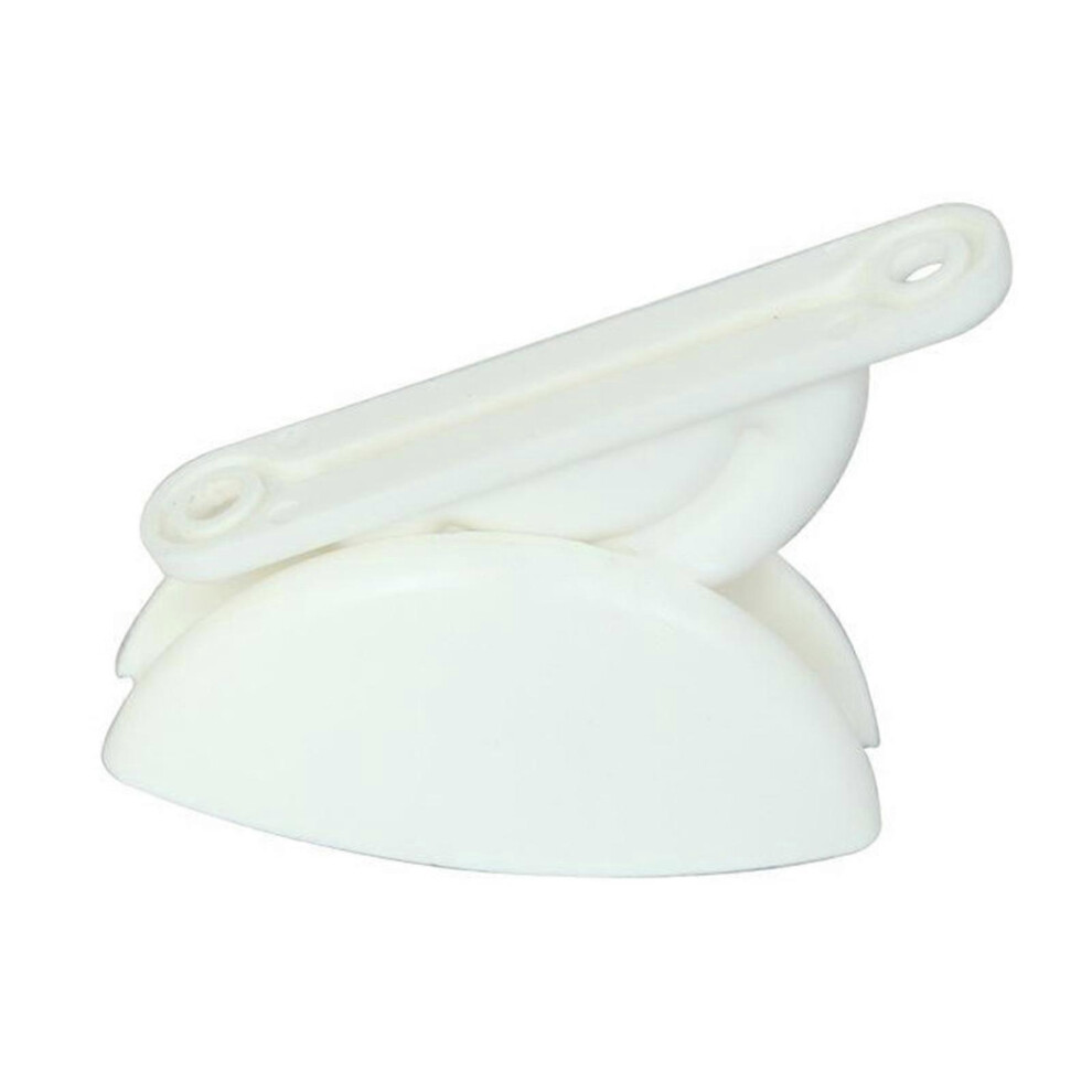(White) Nylon Door Catch Retainer Compatible With Caravan Campers Motorhome Boat Rvs Black White 6944168352998