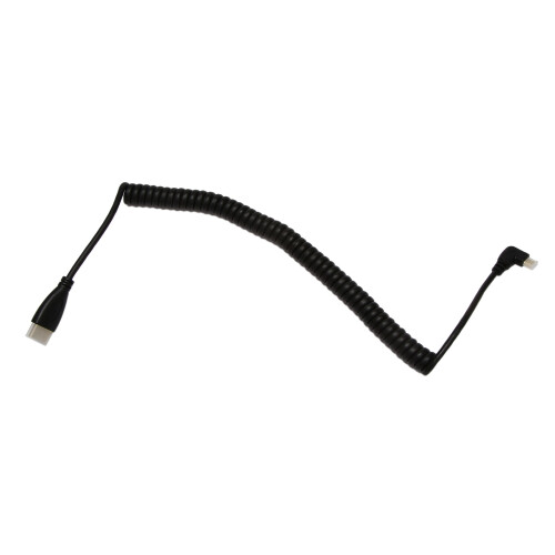 2X Cable  Macho A  En Angulo Izquierdo Longitud Estirada para Camaras 2