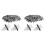 400Pcs 51418224768 Plastic Rivets Clip for  E46 E53 E90 E91 E70 Door Panel Auto Fasteners Trim Panel Push Retainer 1