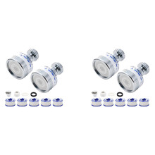 2X Rubinetto del Filtro 'Acqua del Lavandino, Filtro del Rubinetto, Filtri del Rubinetto Rotante A 360Filtrazione del Rubinetto del Purificatore