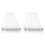 12 Pack Tension Rods, Adjustable Spring Cupboard Bars Rod Curtain Rods White 1
