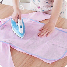 Heat-Resistant Ironing Pad with Non-Slip Mesh Surface, Nano-Coated Heavy-Duty Ironing Board Mat for Standard Irons, 1 Piece