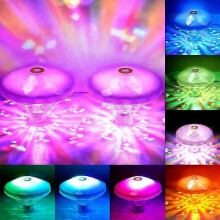 Diamond-Shaped Floating Projection Pool Light, 7 Lighting Modes, Festive Ambiance for Pool Parties and Pond Decor