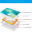 100PCS RFID NFCsmart Chip Badge Clone 0 Sector Writable Tag UID Access Control Thin Card 13.56Mhz Rewritable Copy Key 7