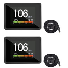 4X per Auto A203 OBD2 Computer di Bordo Computer Digitale per Auto Display di Viaggio Indicatore di Consumo di Carburante Indicatore di Velocità OBD2