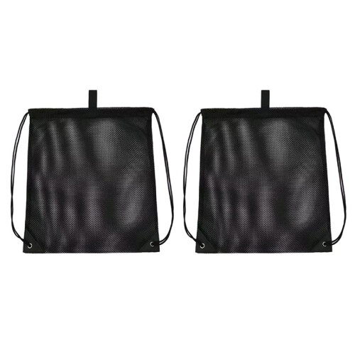 2pcs Mesh Beach Bag Mesh Bag Drawstring 60x45 cm Gym Bag Mesh Backpacks with Drawstring Mesh  Bag Gym Backpack Beach