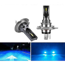 (H16(JP), 12000K Ice Blue) LED žiarovky do svetlometov, 1860 CSP čipy, 80W 16000LM, 3000K 6000K 8000K, letecký hliník, chladenie ventilátorom