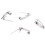 100Pcs Sicherheitsnadel 15mm für DIY-Drosseln / Abzeichen oder andere Prozesselemente 3