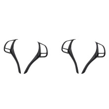 2X För Qashqai J11 X-Trail Teana Altima 2013-2018 Kolfiber Rattbrytare Knapp KåPa KåPa Strip Trim