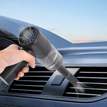 Cordless Handheld Vacuum Cleaner, Dual-Mode Suction and Blowing, USB Rechargeable, 3 Attachments for Car and Home, Long-Lasting Battery