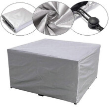 250*250*90CM Furniture Cover - Outdoor Patio Furniture Cover - Square Patio Dining Table And Chairs Set Cover Outdoor Furniture Set Covers Waterproof