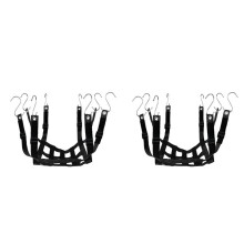 2X Adjustable Height Planter Inserts Elastic Planter Lift Riser Insert with Hooks Planter Inserts for Pots Planter