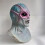 Halloween läskig alien latexmask 2