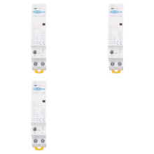 3X TOMZN TOCT1-25 2P 25A 1NO 1NC 220V/230V 50/60HZ Din Rail Huishoudelijke AC Modulaire Contactor 1NO1NC AC Contactor