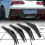8x Car Rear Bumper Air Diffuser Fin Spoiler for  Corvette C7 2014-2019 8